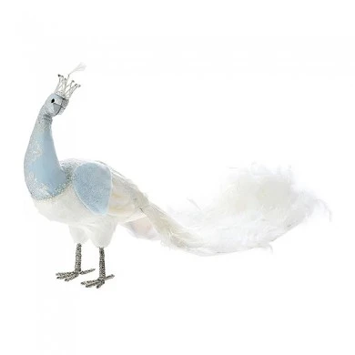 ICE BLUE PEACOCK 92X36X47CM