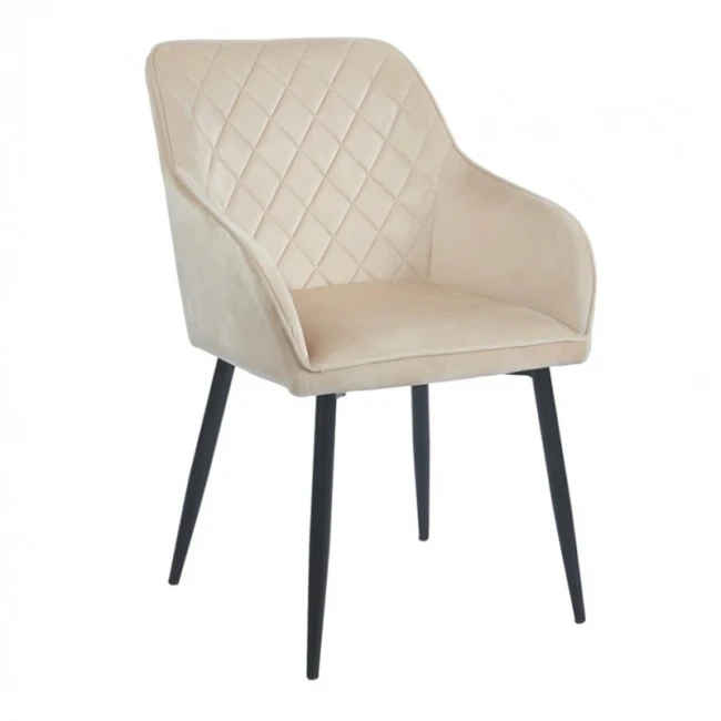 SIENA BEIGE VELVET ΥΦΑΣΜΑ ΠΟΛΥΘΡΟΝΑ ΜΕΤΑΛΛΙΚΗ