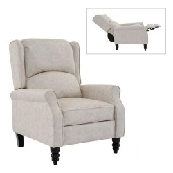 SIMPLE Relax Armchair Antique Ecru Fabric