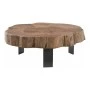 SIVA Coffee Table +/-70x65x33cm Acacia Natural/Steel Gun metal
