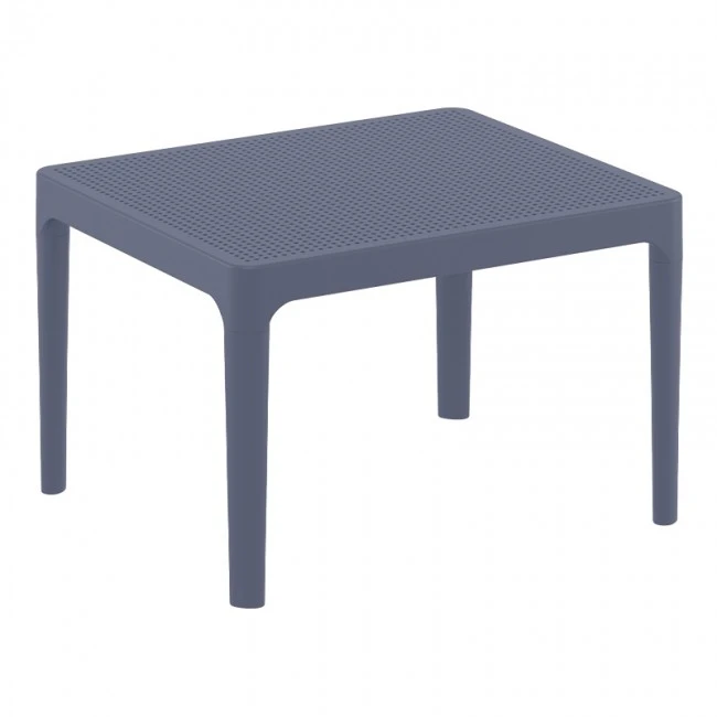 ΣΚΑΙ ΤΡΑΠΕΖΙ 50Χ60Χ40εκ. DARK GREY ΠΟΛ/ΝΙΟΥ - 20.0255