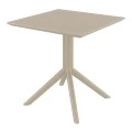 ΣΚΑΙ ΤΡΑΠΕΖΙ 80X80X74εκ. DOVE GREY ΠΟΛ/ΝΙΟΥ - 20.0247