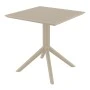 ΣΚΑΙ ΤΡΑΠΕΖΙ 80X80X74εκ. DOVE GREY ΠΟΛ/ΝΙΟΥ - 20.0247