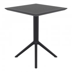 ΣΚΑΙ ΤΡΑΠΕΖΙ ΠΤΥΣ/ΝΟ 60Χ60X74εκ. BLACK ΠΟΛ/ΝΙΟΥ - 20.0283