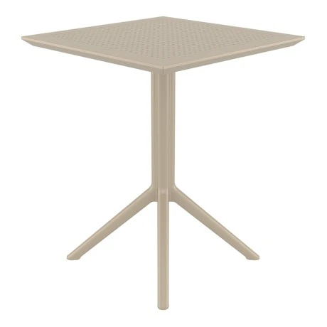 ΣΚΑΙ ΤΡΑΠΕΖΙ ΠΤΥΣ/ΝΟ 60Χ60X74εκ. DOVE GREY ΠΟΛ/ΝΙΟΥ - 20.0281