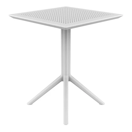 ΣΚΑΙ ΤΡΑΠΕΖΙ ΠΤΥΣ/ΝΟ 60Χ60X74εκ. WHITE ΠΟΛ/ΝΙΟΥ - 20.0280