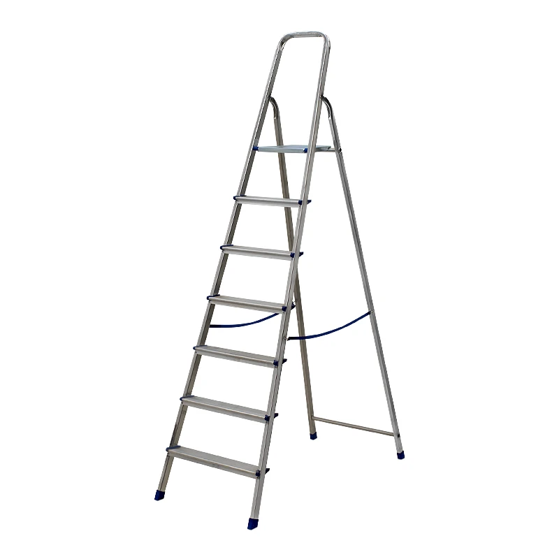 Framar aluminum lader in silver color 218x52cm.