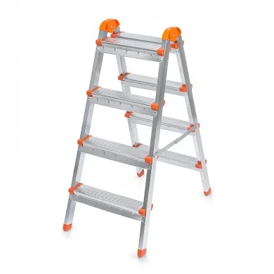 Double Step Perilla metal ladder 4+4 steps 93cm.