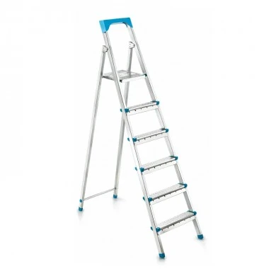 Gi200 Perilla metal ladder 5+1 steps 123cm.