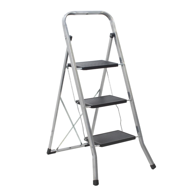 Step stool metal 3 steps 70cm.