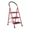 Σκαλοσκαμπό μεταλλικό 3 σκαλιών χρώμα κόκκινο 64εκ.