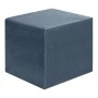 April Megapap velvet fabric stool in anthracite color 40x40x40cm.