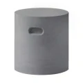 Concrete Cylinder Σκαμπώ D.37Cm Cement Grey