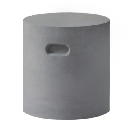 Σκαμπό concrete χρώμα cement grey Φ37x40εκ.