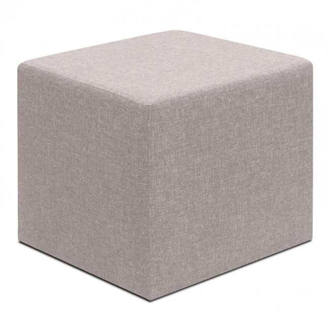 Σκαμπώ Linda Megapap υφασμάτινο χρώμα μπεζ 40x40x40εκ.
