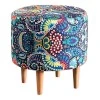 Liza Megapap fabric stool multicolor 40x40x42cm.