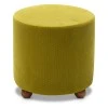 Mario Megapap fabric stool in olive color 40x40x40cm.