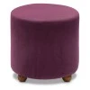 Mario Megapap fabric stool in purple color 40x40x40cm.