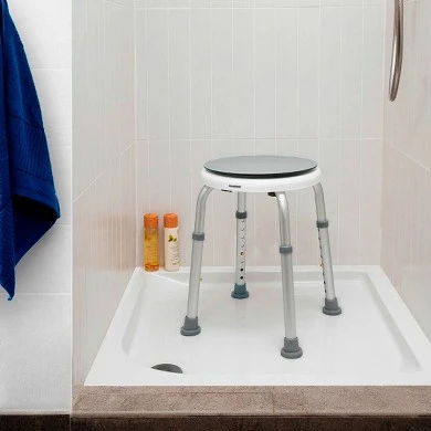 Σκαμπό μπάνιου Innovagoods V0103811 περιστρεφόμενο και ρυθμιζόμενο 42x42x36-53εκ.