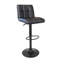 LINO Bar Stool Pu Black/Paint Black LINO Bar Stool Pu Black/Paint Black