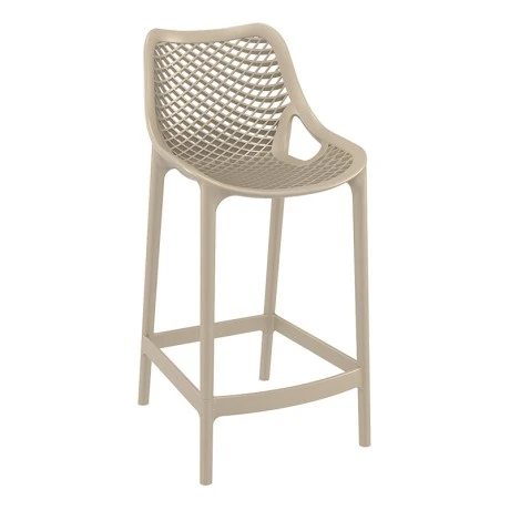 Σκαμπώ μπαρ πολυπροπυλενίου σε dove grey χρώμα 44x51x95 εκ. AIR BAR 65 SIESTA