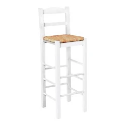 SIFNOS Bar Stool Impregnation Lacquer White
