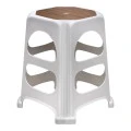 Desia Megapap polypropylene stool in white color 37x37x45cm.