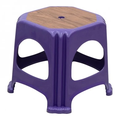 Desia Megapap polypropylene stool in purple color 35x35x32cm.