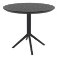 SKY BLACK Φ105X74εκ. ΤΡΑΠΕΖΙ ΠΟΛ/ΝΙΟΥ