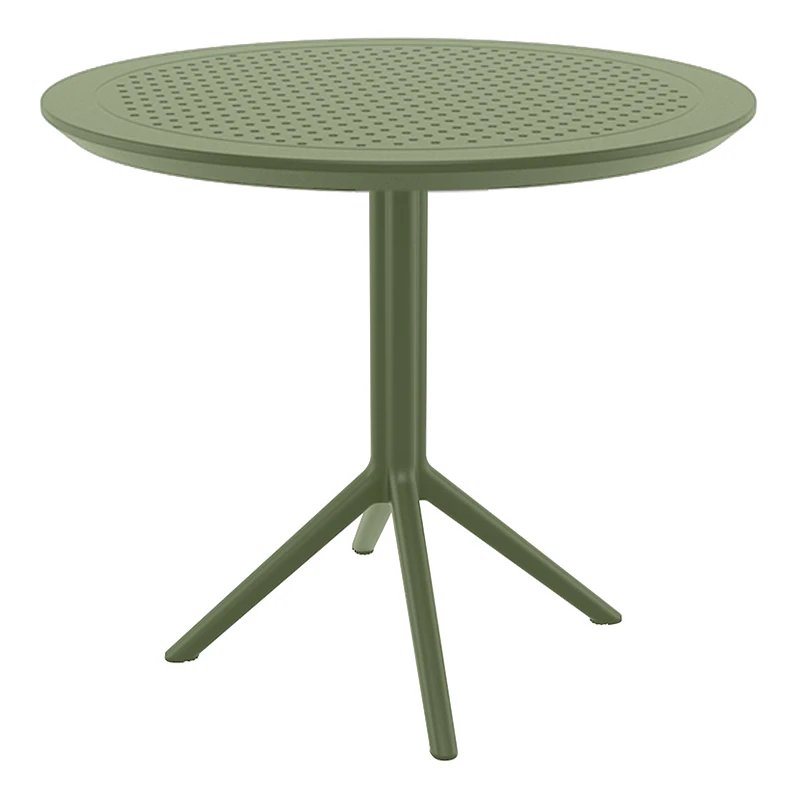 SKY OLIVE GREEN Φ105X74εκ. ΤΡΑΠΕΖΙ ΠΟΛ/ΝΙΟΥ