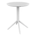 SKY WHITE Φ60X74εκ. ΤΡΑΠΕΖΙ ΠΤΥΣ/ΝΟ ΠΟΛ/ΝΙΟΥ