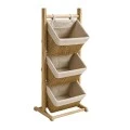 3 TIER NATURAL PAPER ROPE DISPLAY STAND 30X20Χ105CM (21x30x20)