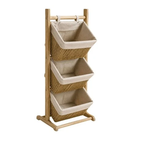 3 TIER NATURAL PAPER ROPE DISPLAY STAND 30X20Χ105CM (21x30x20)