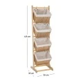 4 TIER BASKET STAND 35X35X125CM