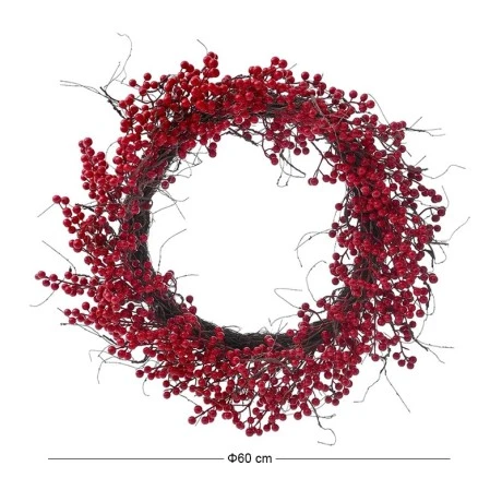 ΣΤΕΦΑΝΙ ΚΟΚΚΙΝΟ ΜΕ BERRIES 60ΕΚ