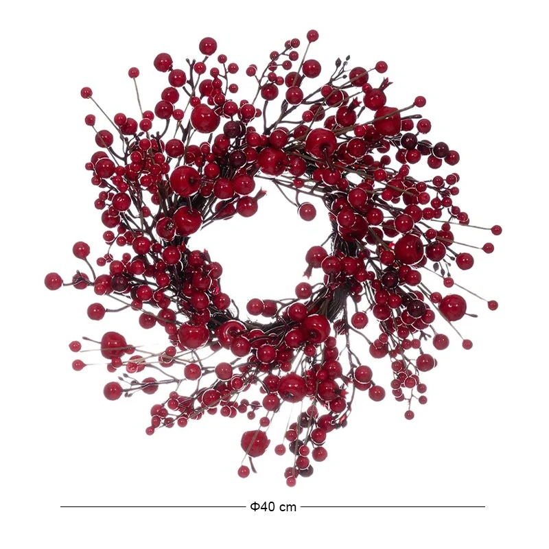ΣΤΕΦΑΝΙ ΜΕ ΚΟΚΚΙΝΑ BERRIES 40ΕΚ
