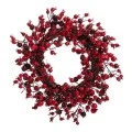 RED WREATH WITH BERRIES 40CM