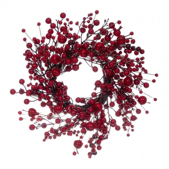 ΣΤΕΦΑΝΙ ΜΕ ΚΟΚΚΙΝΑ BERRIES 40ΕΚ