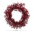 RED WREATH WITH BERRIES 50CM
