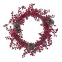 XMAS WREATH 60CM W RED BERRIESANDPINECONES