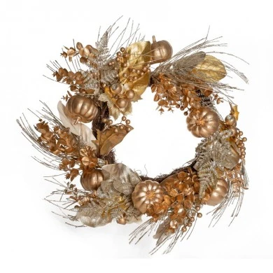 XMAS CHAMPAGNE WREATH 60CM