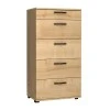Helia Megapap melamine dresser in oak color 60x44x108cm.
