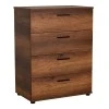 Trendline Megapap chest of drawers in walnut color 73x44x96cm.