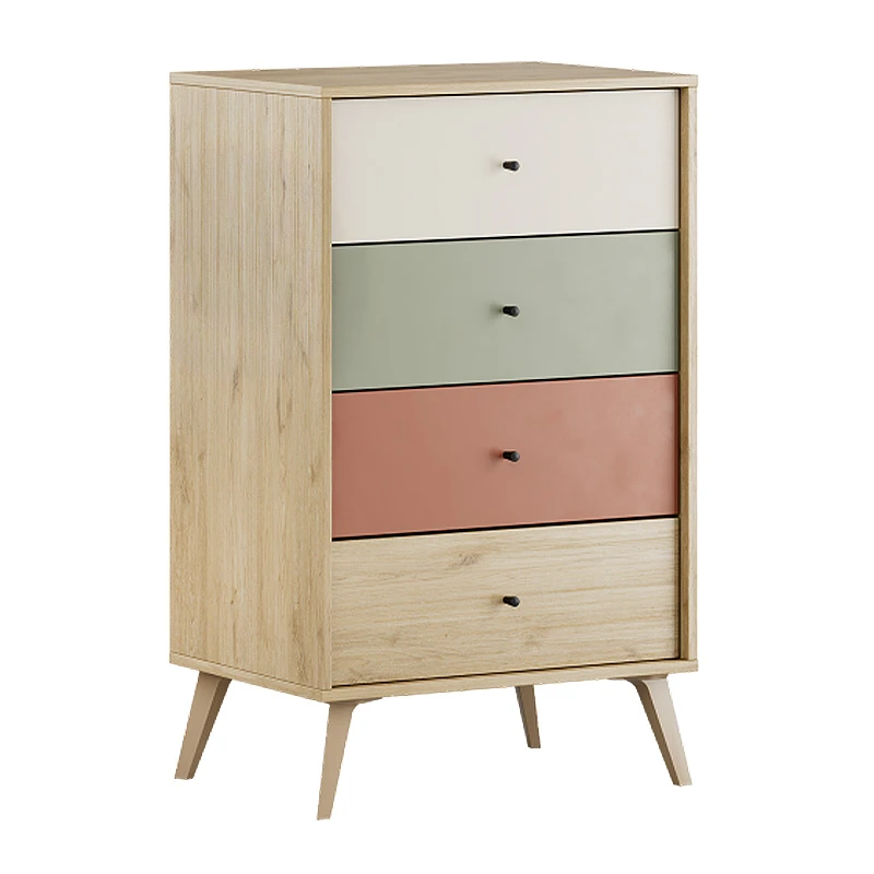 Terra Megapap melamine chest of drawers in florida oak color 60x44x100cm.