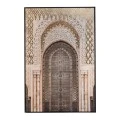 THE ORIENTAL DOOR ΕΛΑΙΟΓΡΑΦΙΑ 80Χ120ΕΚ ΜΕ ΜΑΥΡΗ ΚΟΡΝΙΖΑ ΣΕ ΤΥΠΩΜΕΝΟ ΚΑΜΒΑ