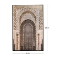 THE ORIENTAL DOOR ΕΛΑΙΟΓΡΑΦΙΑ 80Χ120ΕΚ ΜΕ ΜΑΥΡΗ ΚΟΡΝΙΖΑ ΣΕ ΤΥΠΩΜΕΝΟ ΚΑΜΒΑ