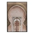 THE ORIENTAL GATE ΕΛΑΙΟΓΡΑΦΙΑ 80Χ120ΕΚ ME ΜΑΥΡΗ ΚΟΡΝΙΖΑ ΣΕ ΤΥΠΩΜΕΝΟ ΚΑΜΒΑ