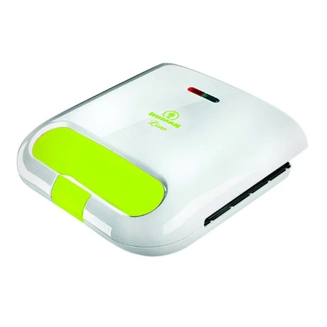 Toaster - sandwich maker 750W Human Lime HU-131 in white - green color