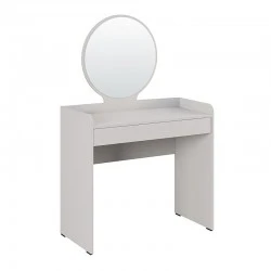 Curve Megapap melamine dressing table in mink color 90x47x142cm.