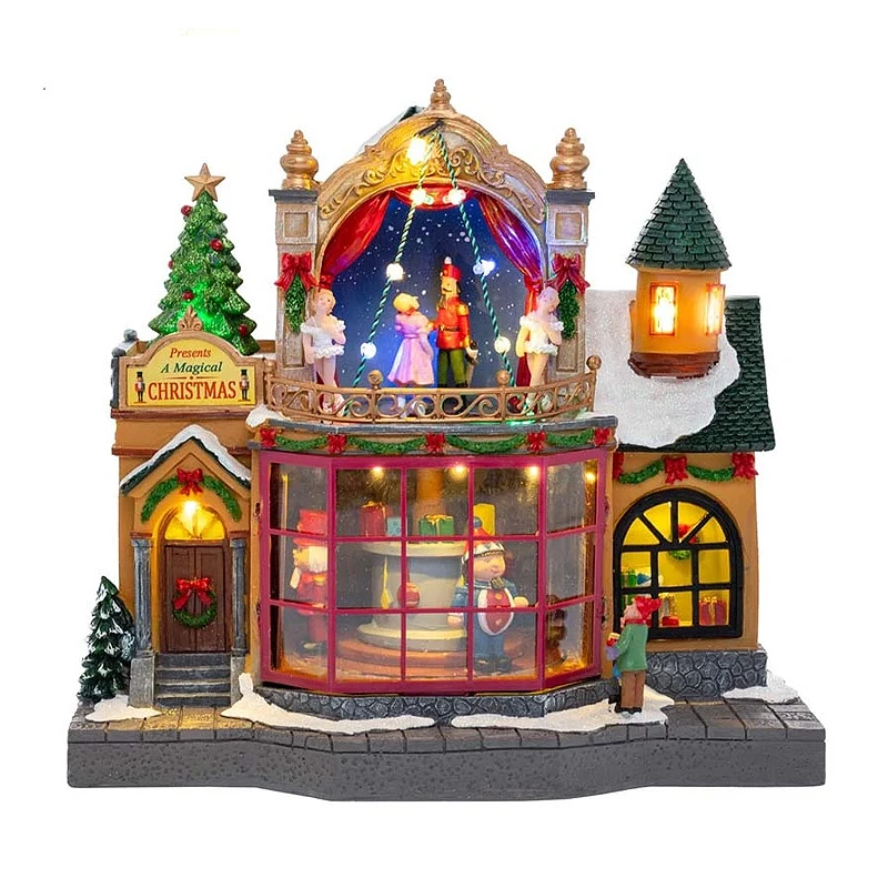 TOY SHOP ΜΕ ΜΟΥΣΙΚΗ KAI ΚΙΝΗΣΗ 30.5Χ18.5Χ28.5ΕΚ ΜΕ ΑΝΤΑΠΤΟΡΑ ΡΕΥΜΑΤΟΣ